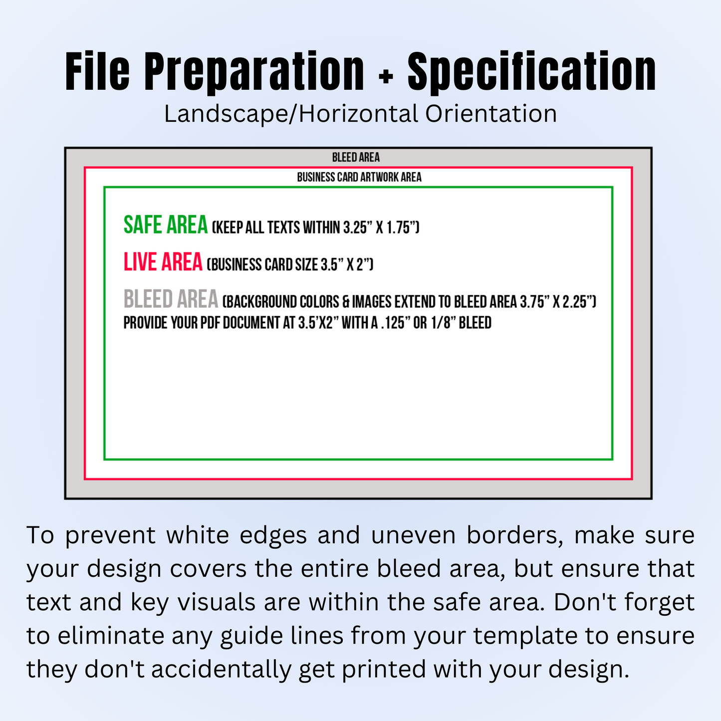 Shores Press_Horizontal Business Card File Preparation