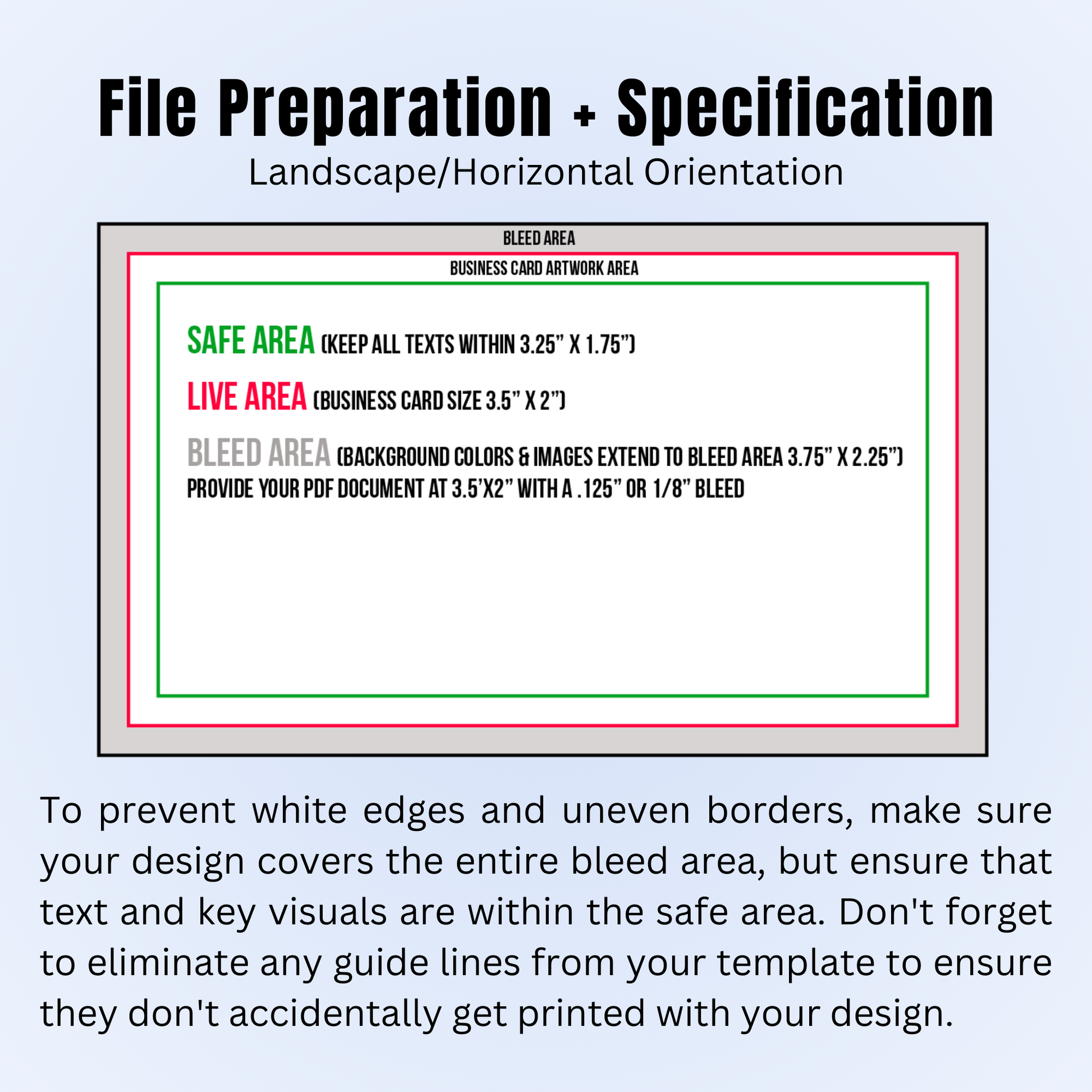 Shores Press_Horizontal Business Card File Preparation