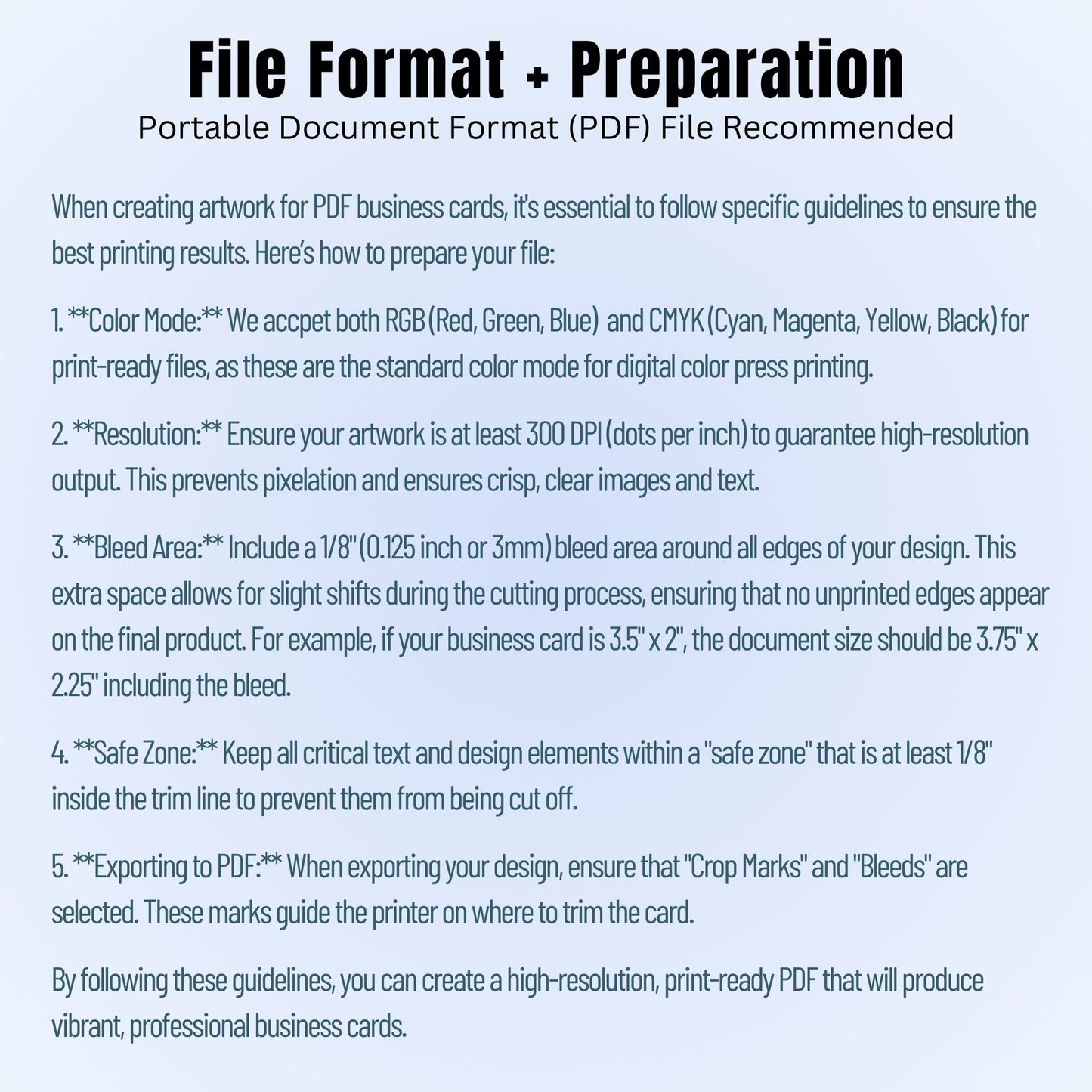 Shores Press_Business Card File Format Preparation