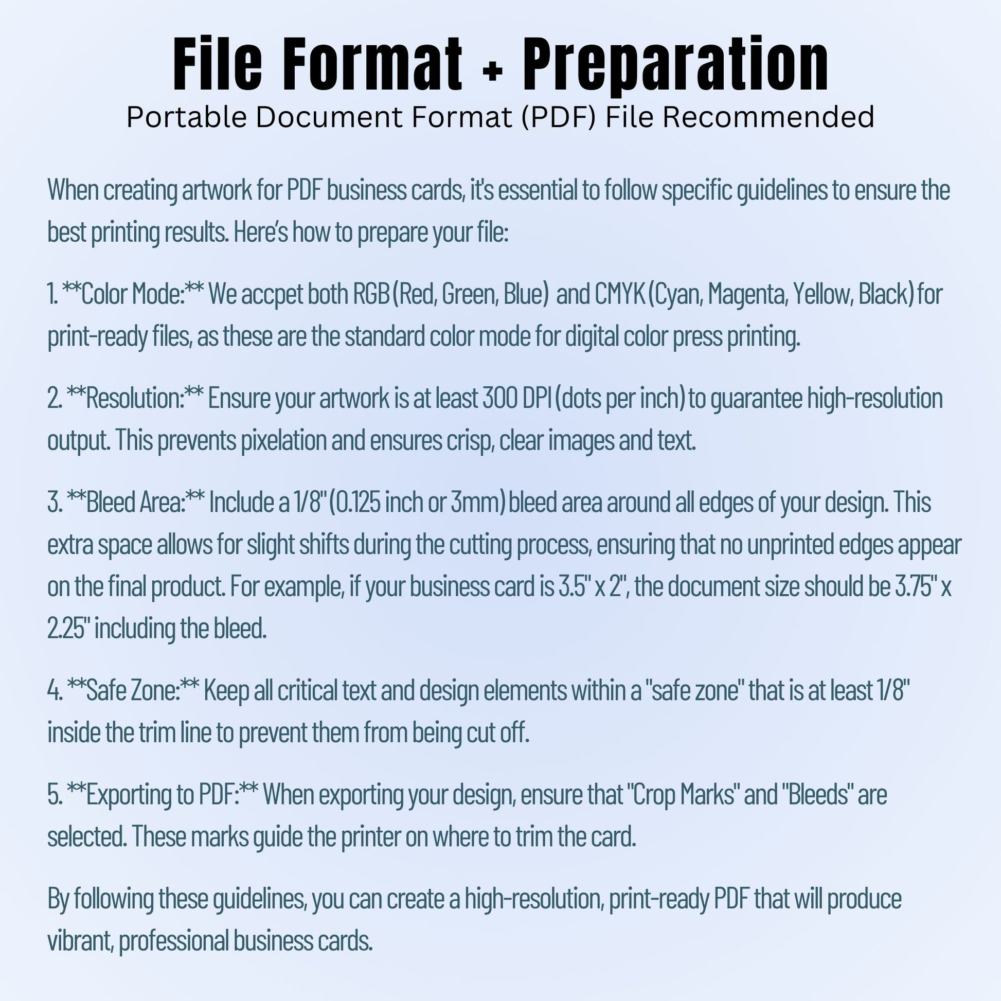 Shores Press_Business Card File Format Preparation