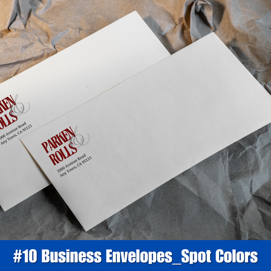 #10 two color envelopes_Pantone in & Black