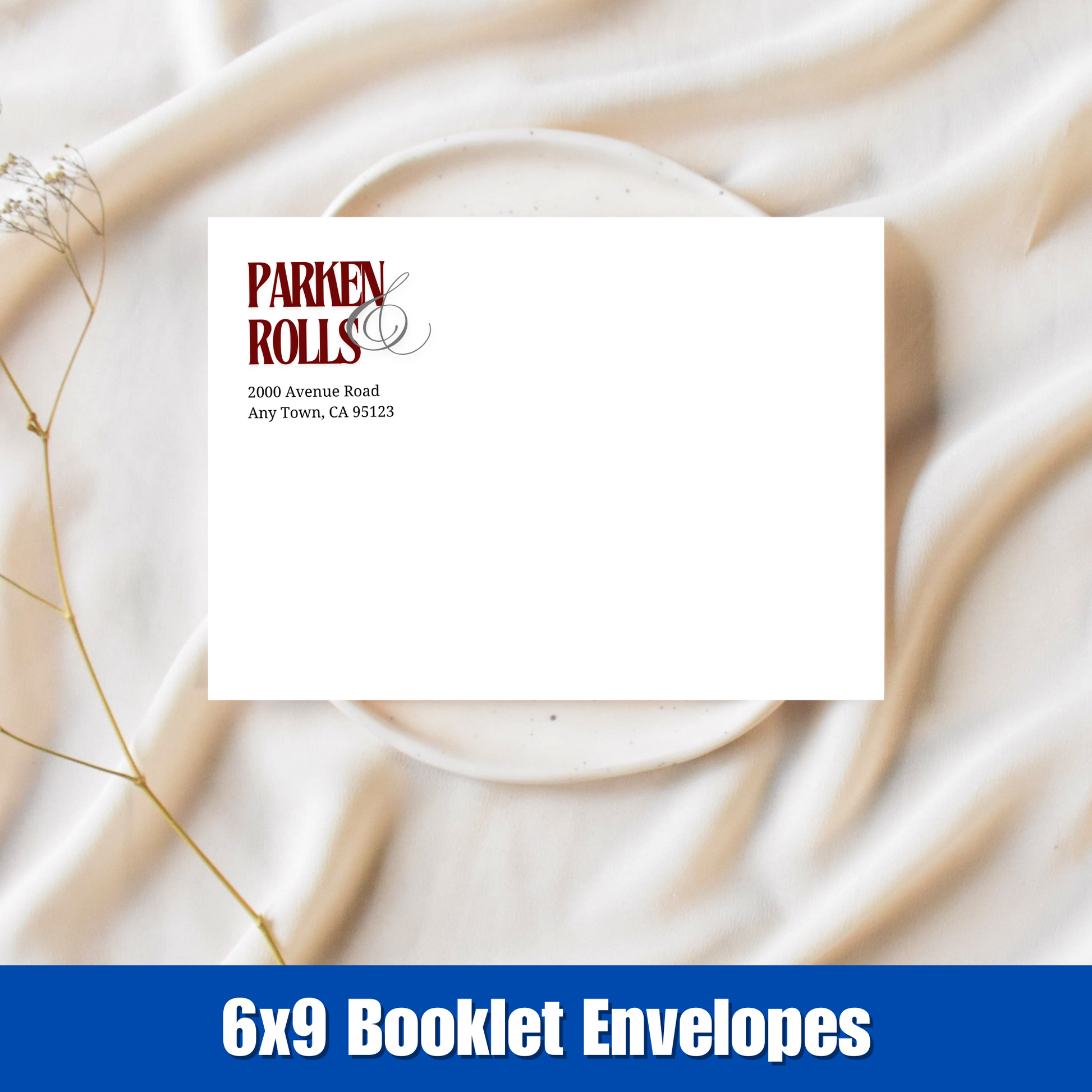 6x9 Booklet Envelopes_Two Colors_Pantone Ink